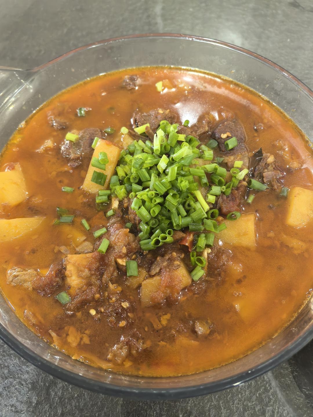 番茄炖牛腩