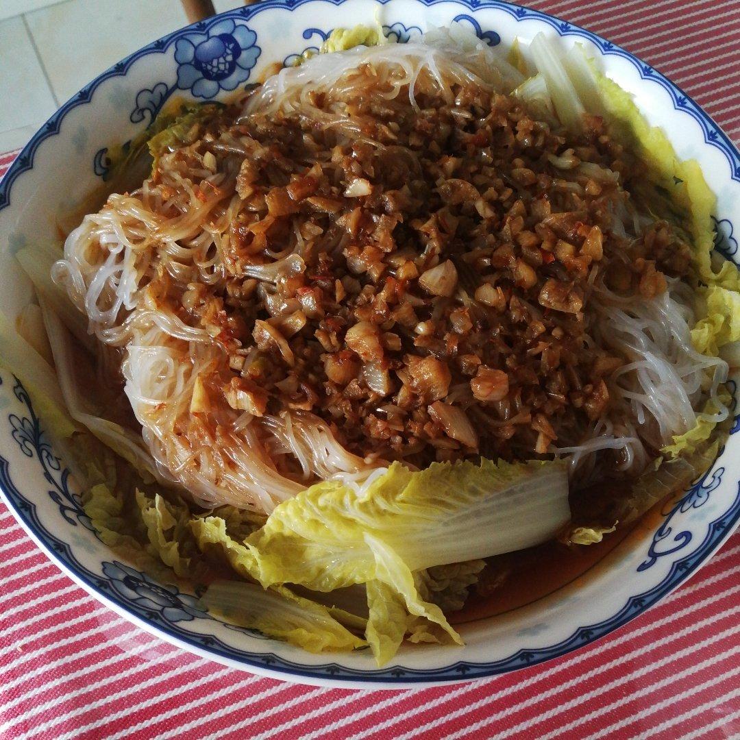 蒜蓉粉丝蒸娃娃菜