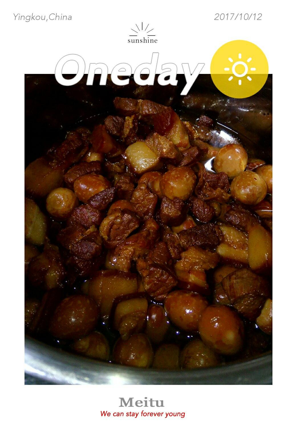 加了鹌鹑蛋后，这盘红烧肉，美味的逆天啦——鹌鹑蛋烧肉（孔瑶食谱）