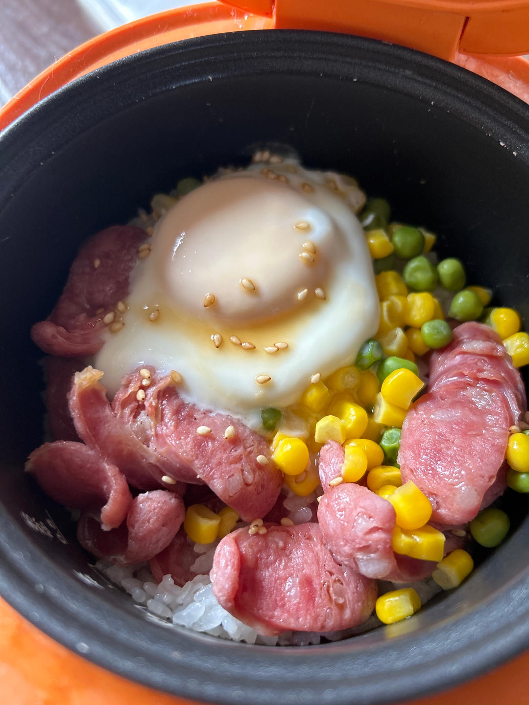 零失败 绝对惊艳 广式腊肠葱油煲仔饭（极简电饭煲版）