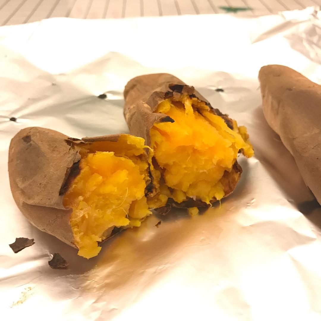 烤地瓜（烤箱初试）