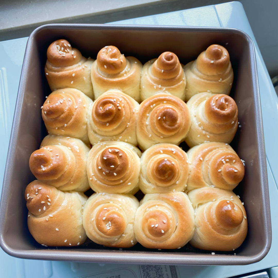 奶油蜂蜜小面包