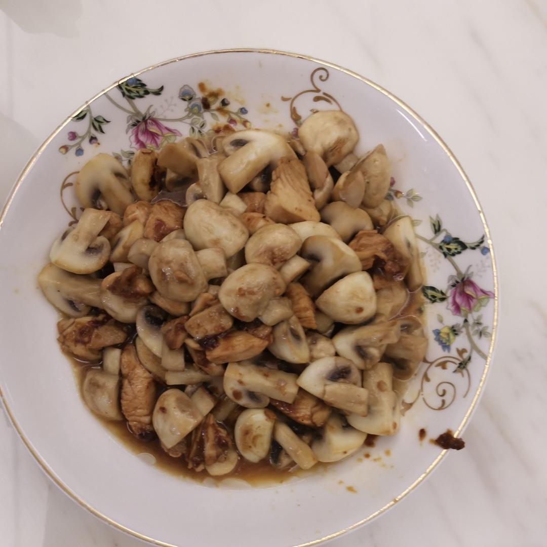 口蘑鸡胸肉