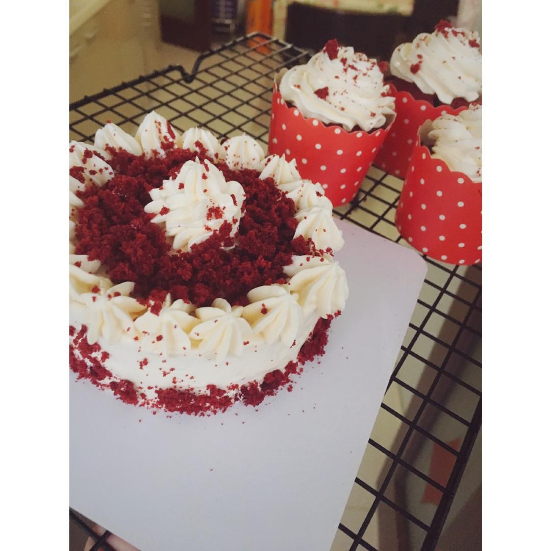 6寸红丝绒蛋糕（美国传统配方）