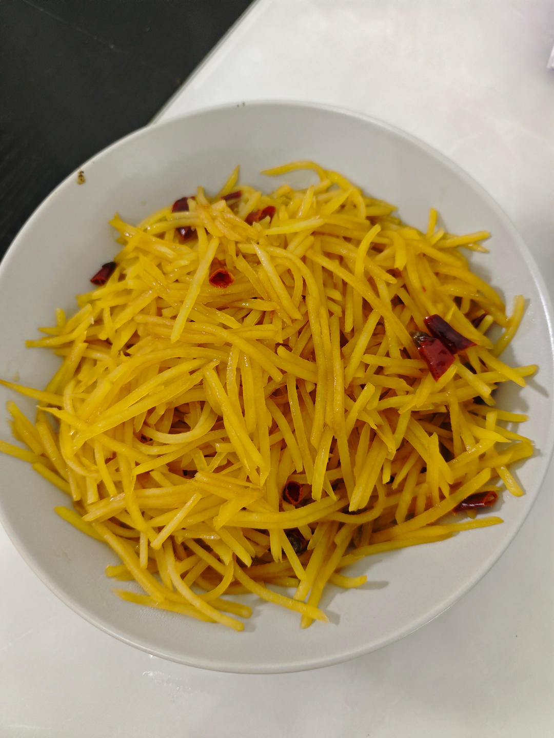 酸辣土豆丝的家常做法 超级下饭