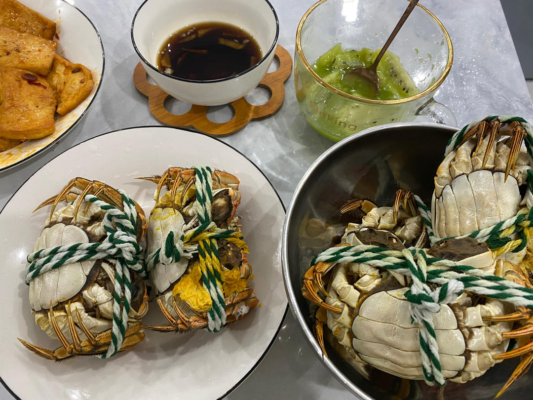 清蒸大闸蟹（秘制蘸酱）