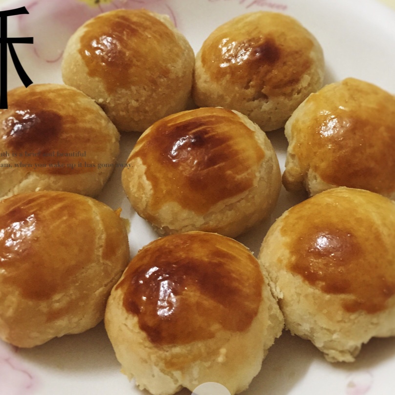 素油版酥皮鲜肉月饼，更健康