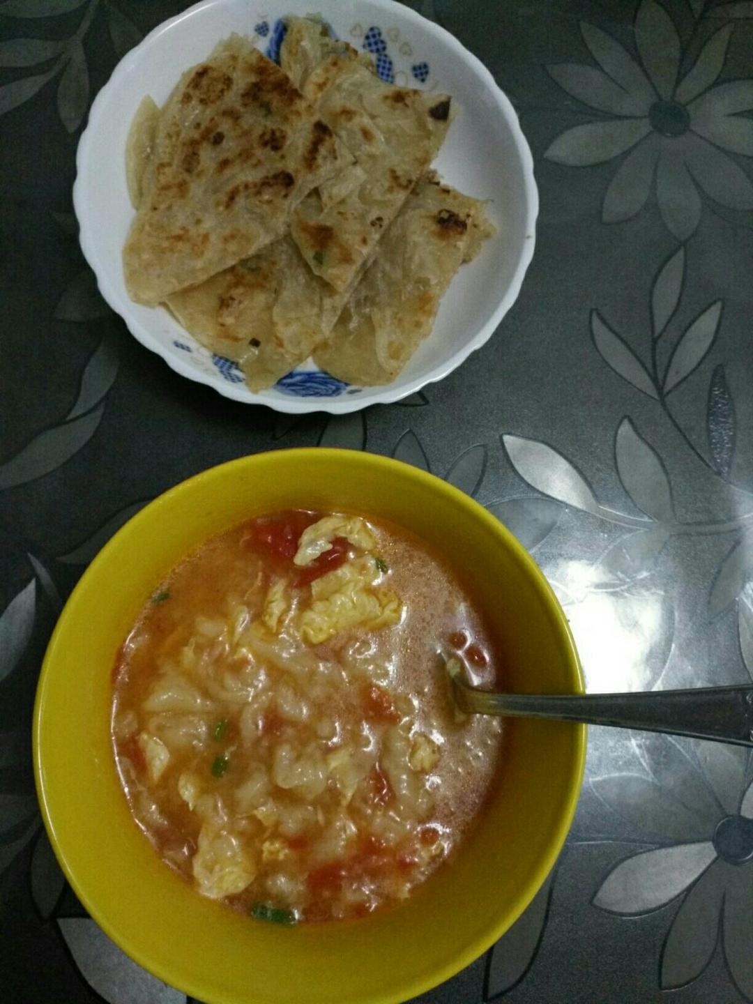 简单早餐-疙瘩汤