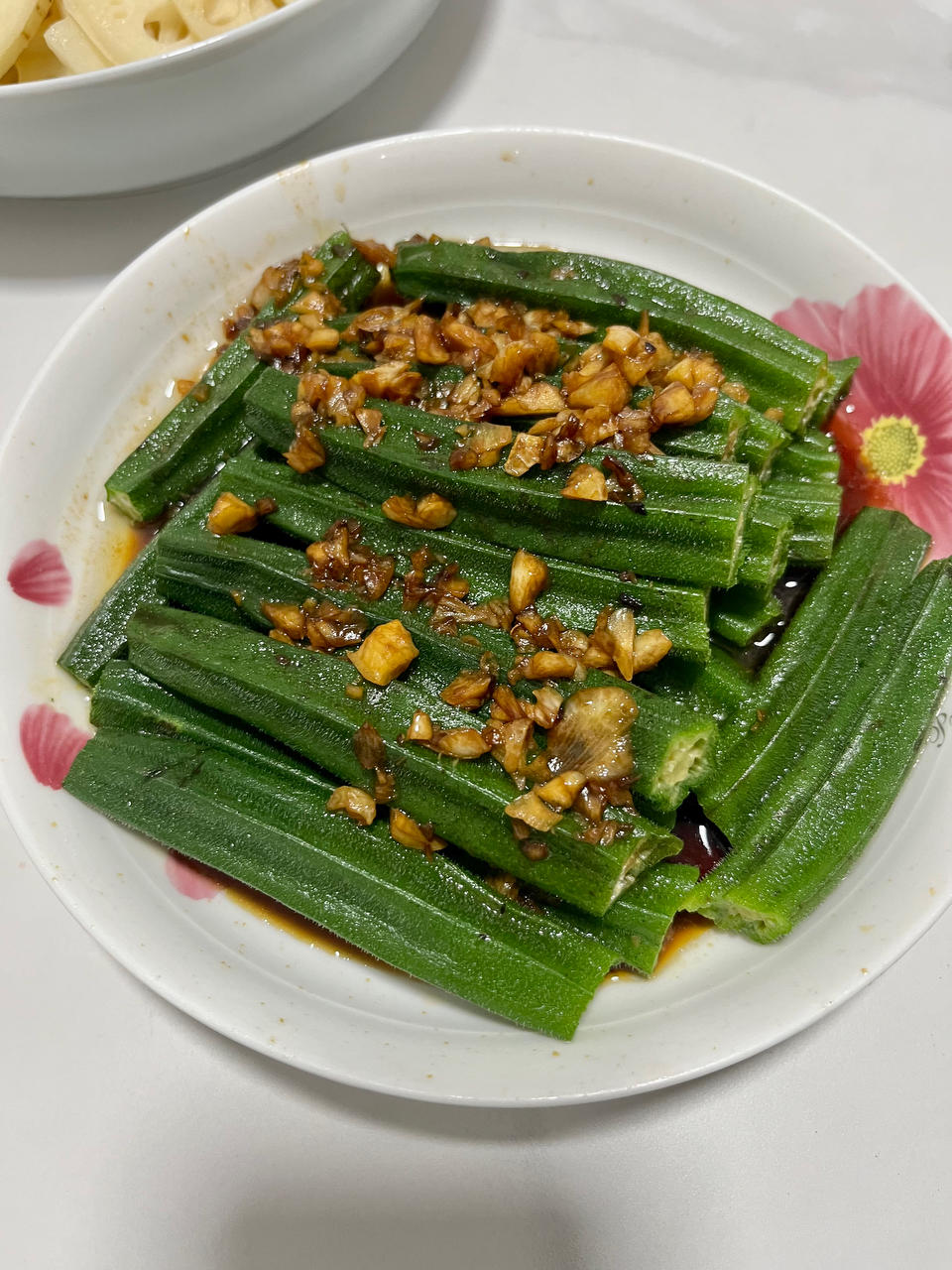 蒜蓉秋葵