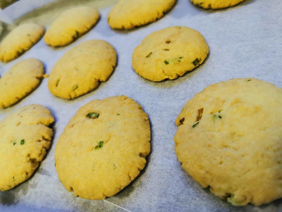 糖尿病食谱——无糖葱香小桃酥