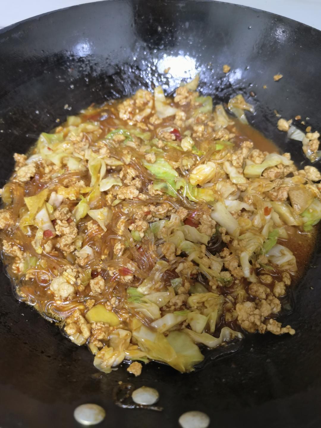 蚂蚁上树(肉末炒粉丝)超下饭‼️十分钟搞定