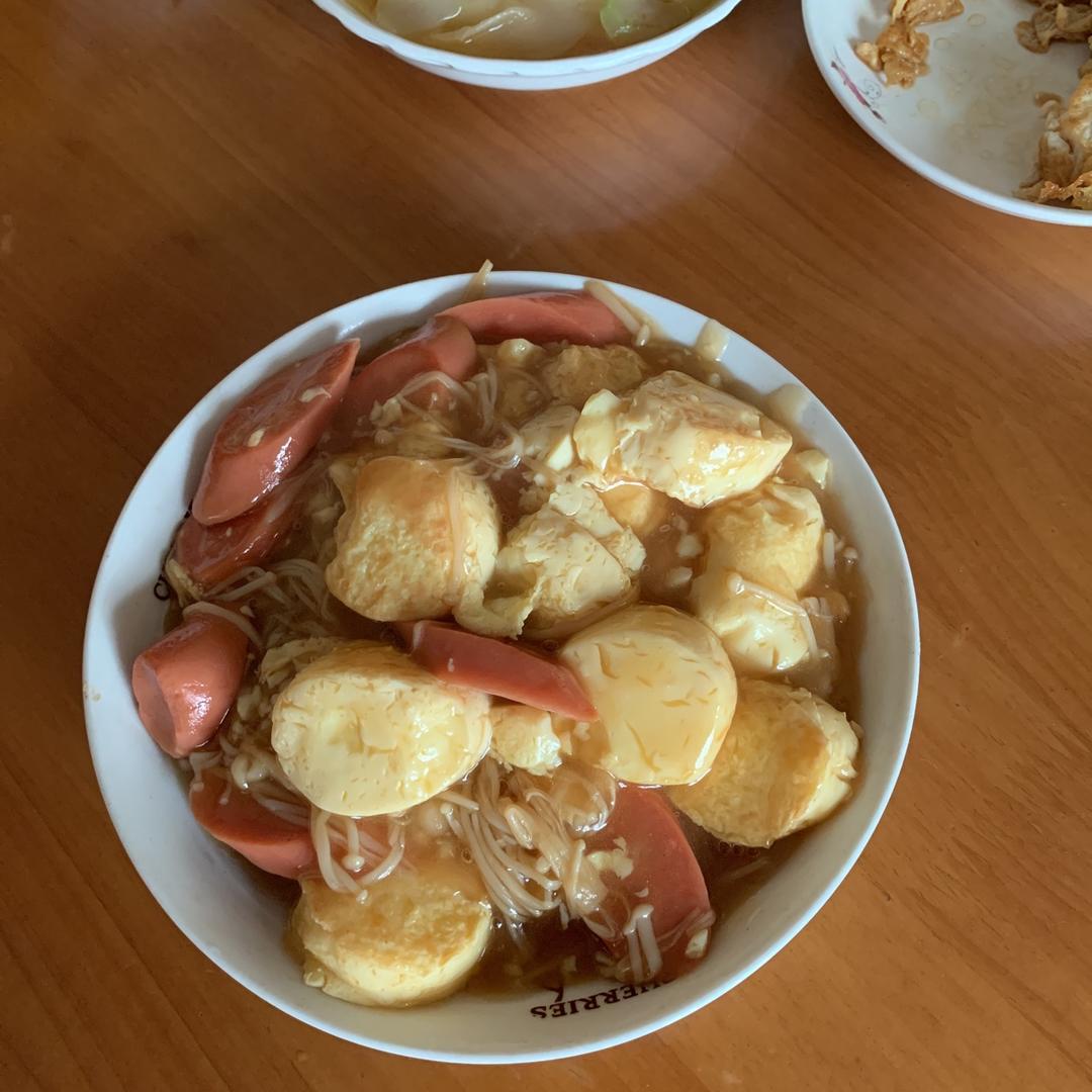 超级下饭菜--金针菇日本豆腐