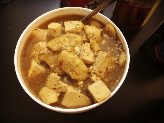 麻婆豆腐鱼