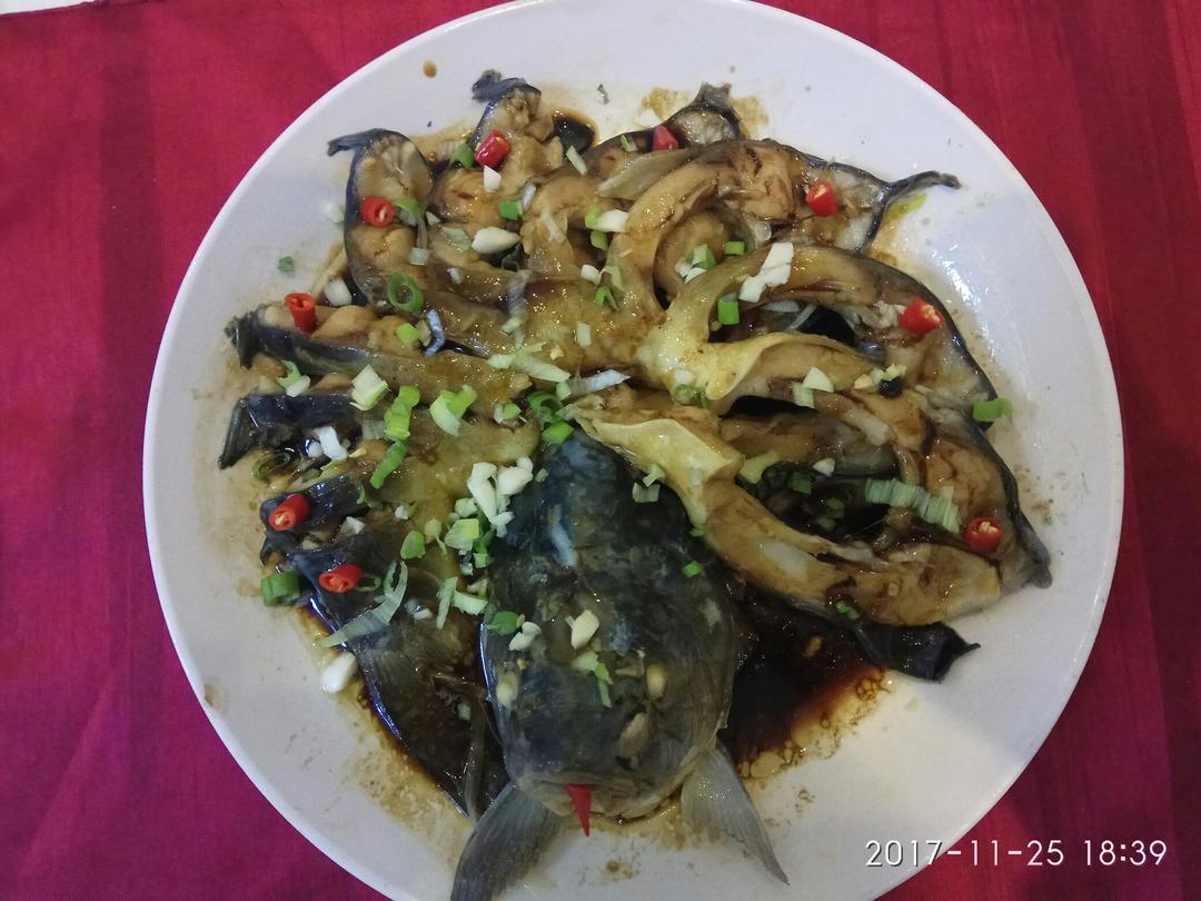 孔雀开屏清蒸鱼