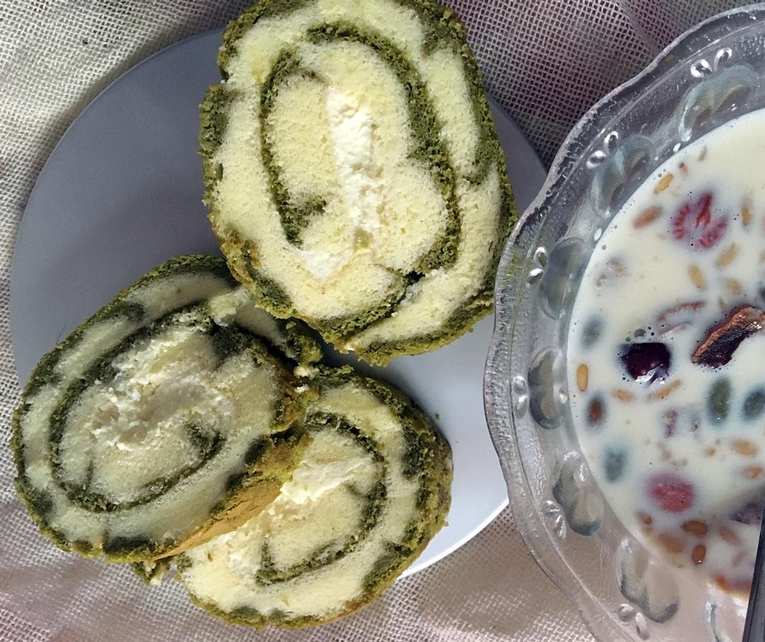抹茶旋风蛋糕卷