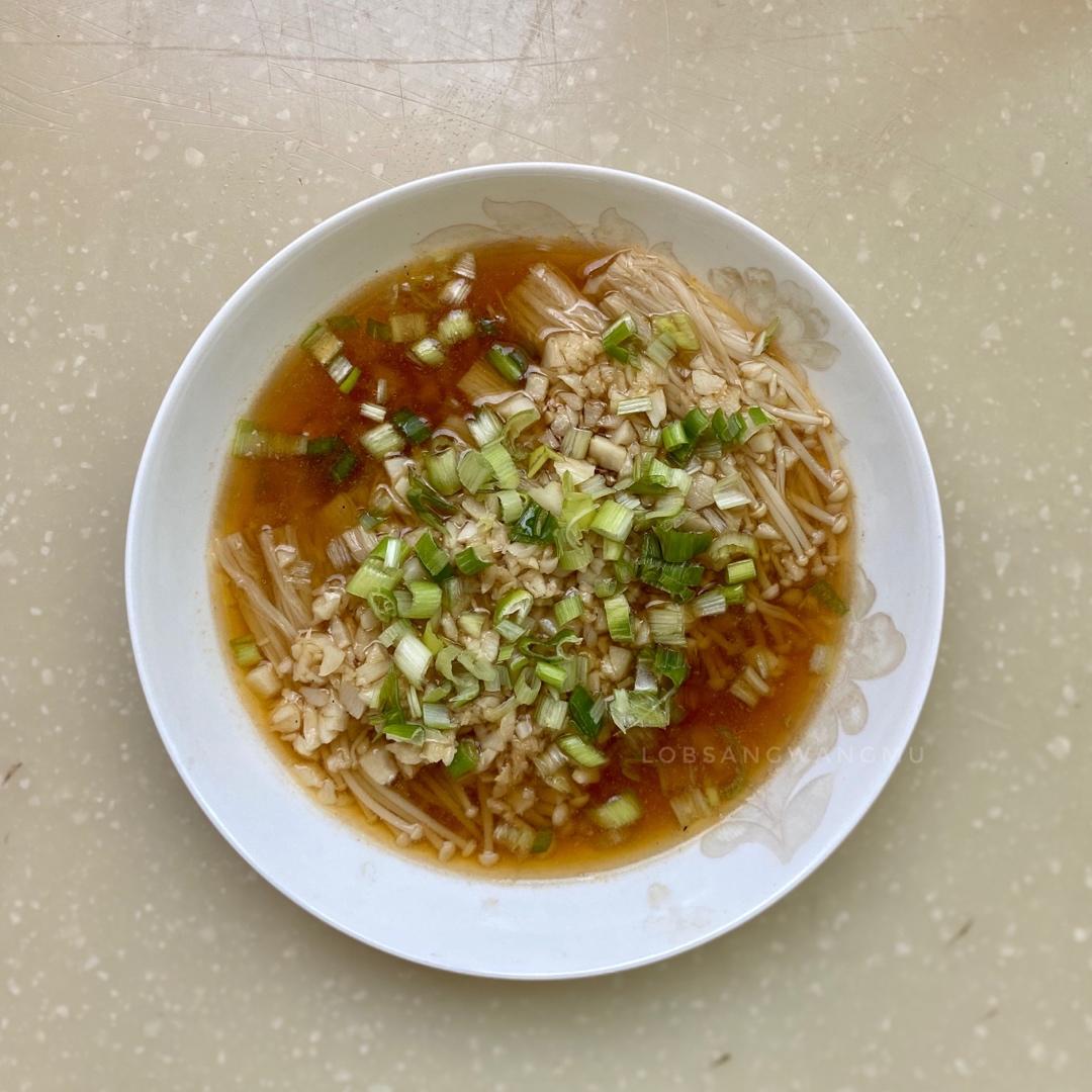 蒜蓉蒸金针菇