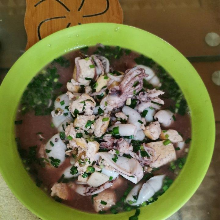 爆好吃的笔管炖豆腐