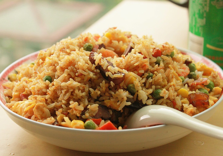 腊味酱油炒饭