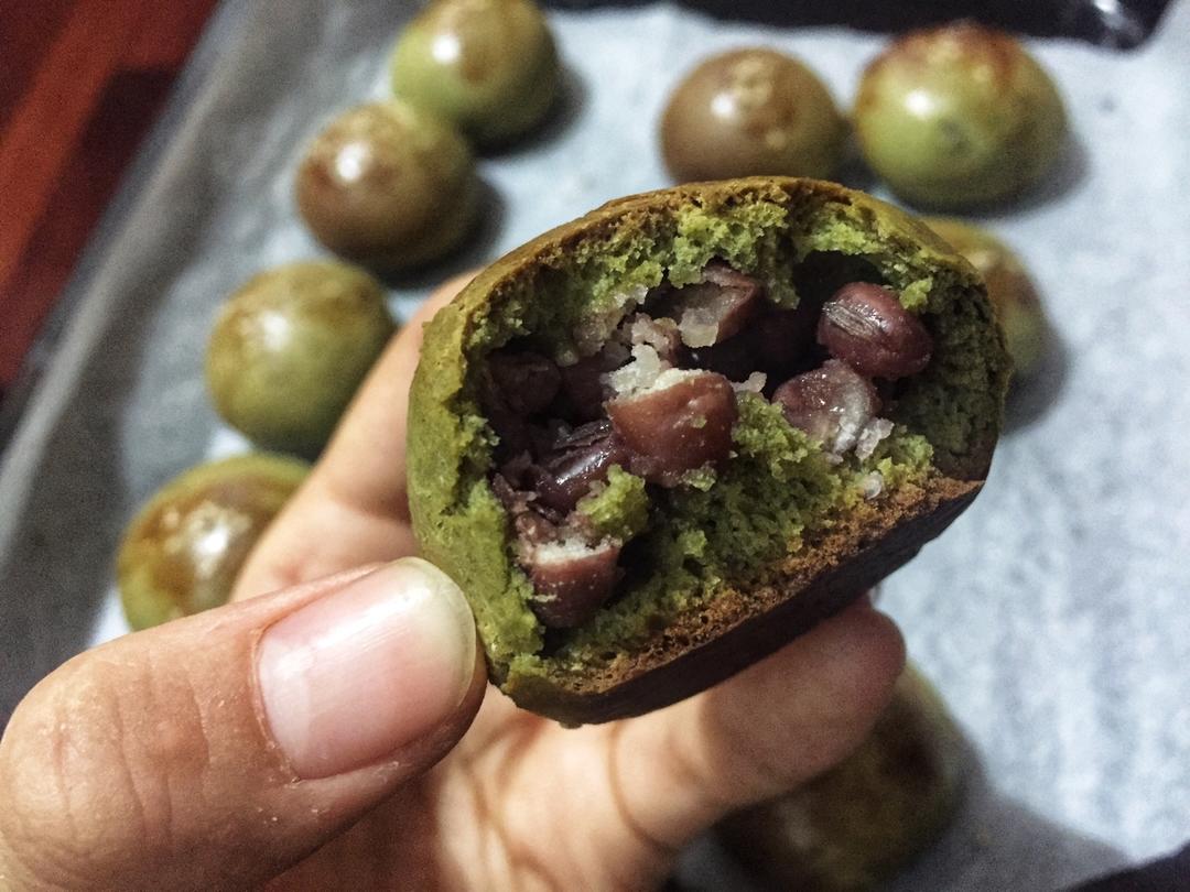 抹茶红豆烧果子