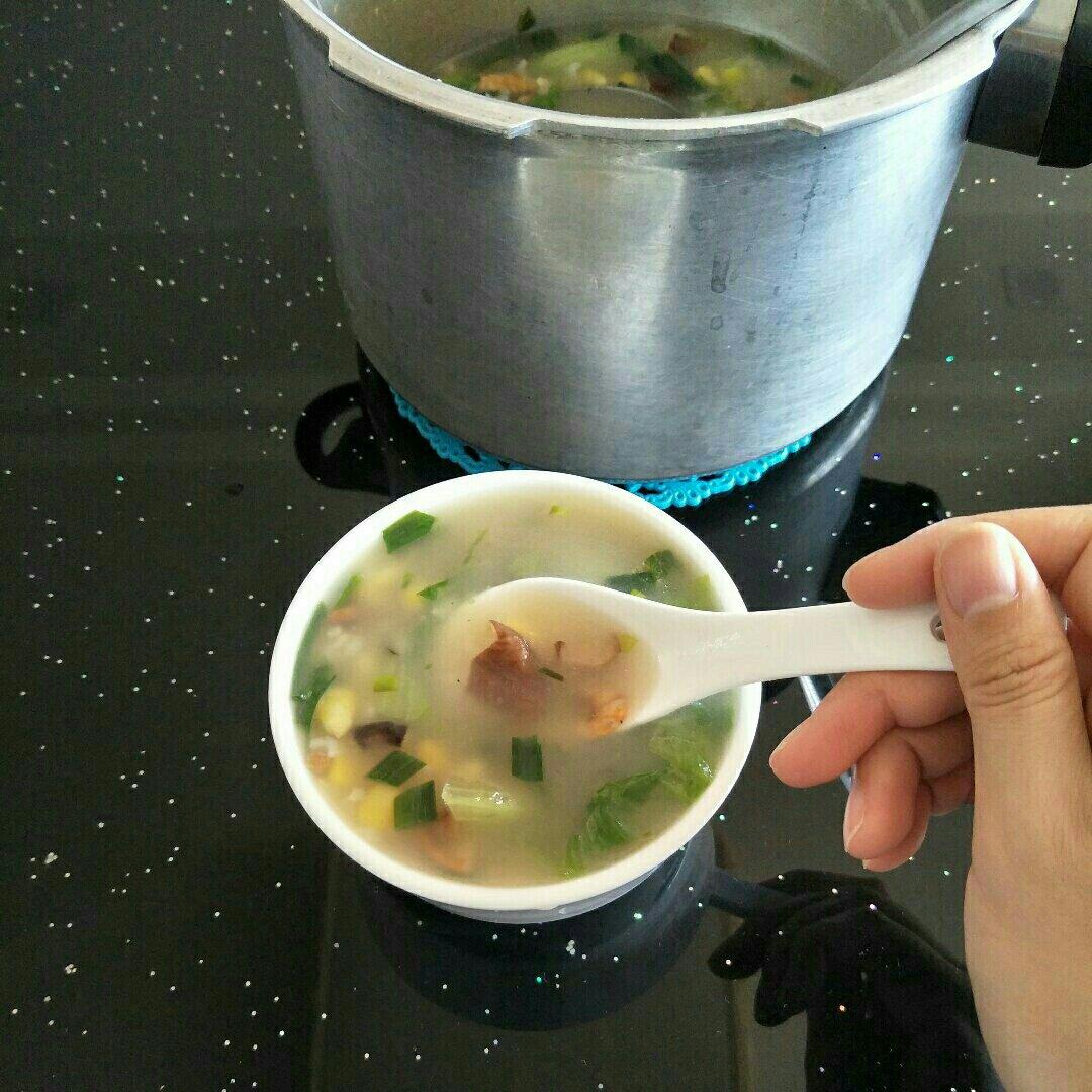 健康美味素食青菜粥