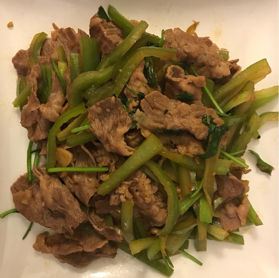 洋葱爆肥牛