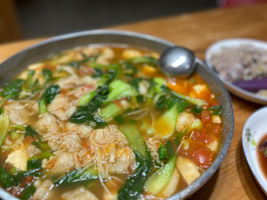 龙利鱼豆腐煲