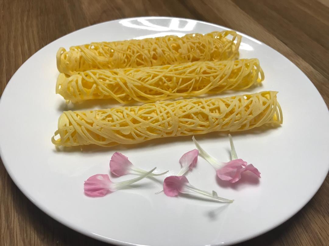 高颜值鸡蛋蕾丝网饼