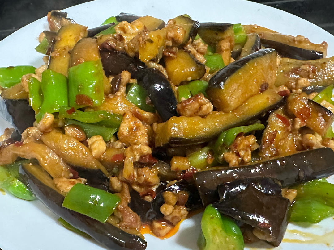 迷迭香：肉末茄子