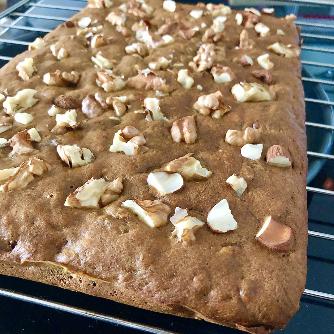 香蕉核桃蛋糕（低油少糖健康版）