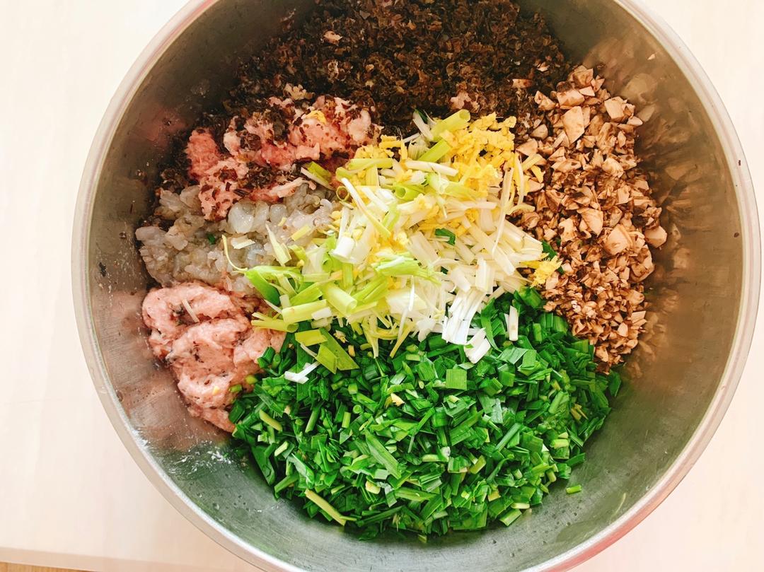 韭菜木耳鲜肉水饺