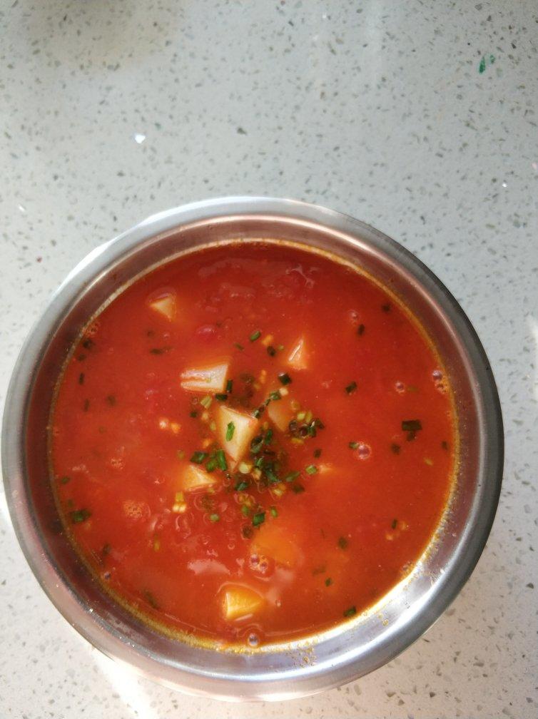 超级浓超好喝的番茄土豆汤