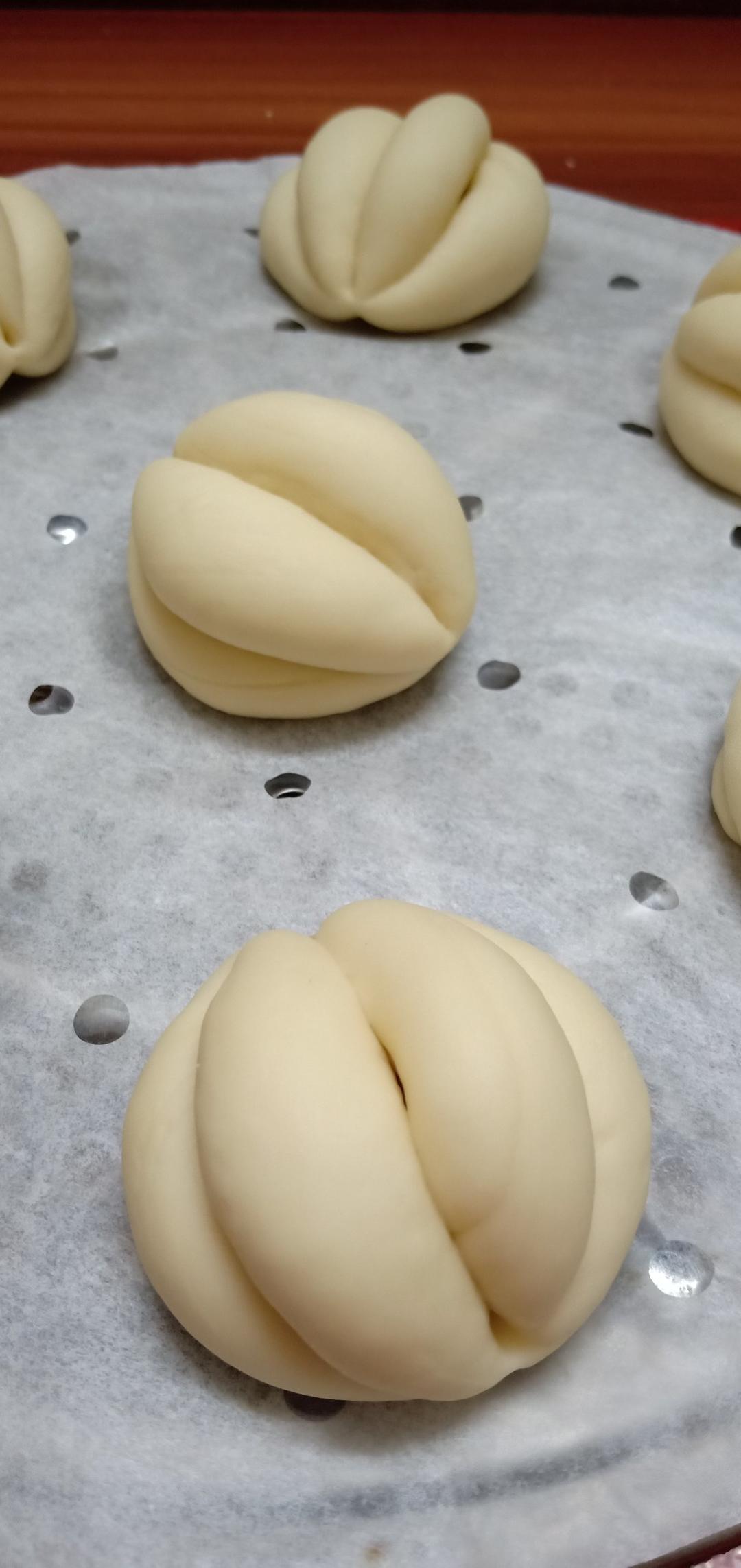 奶香山竹馒头 一次醒发 附整形视频