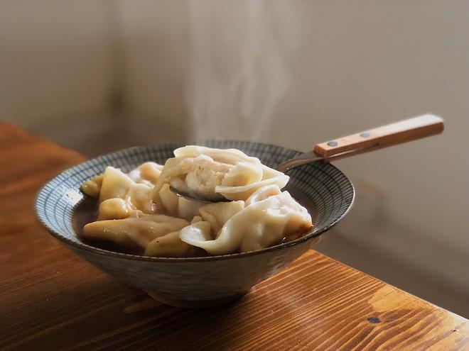 超嫩低脂鸡肉馄饨的做法