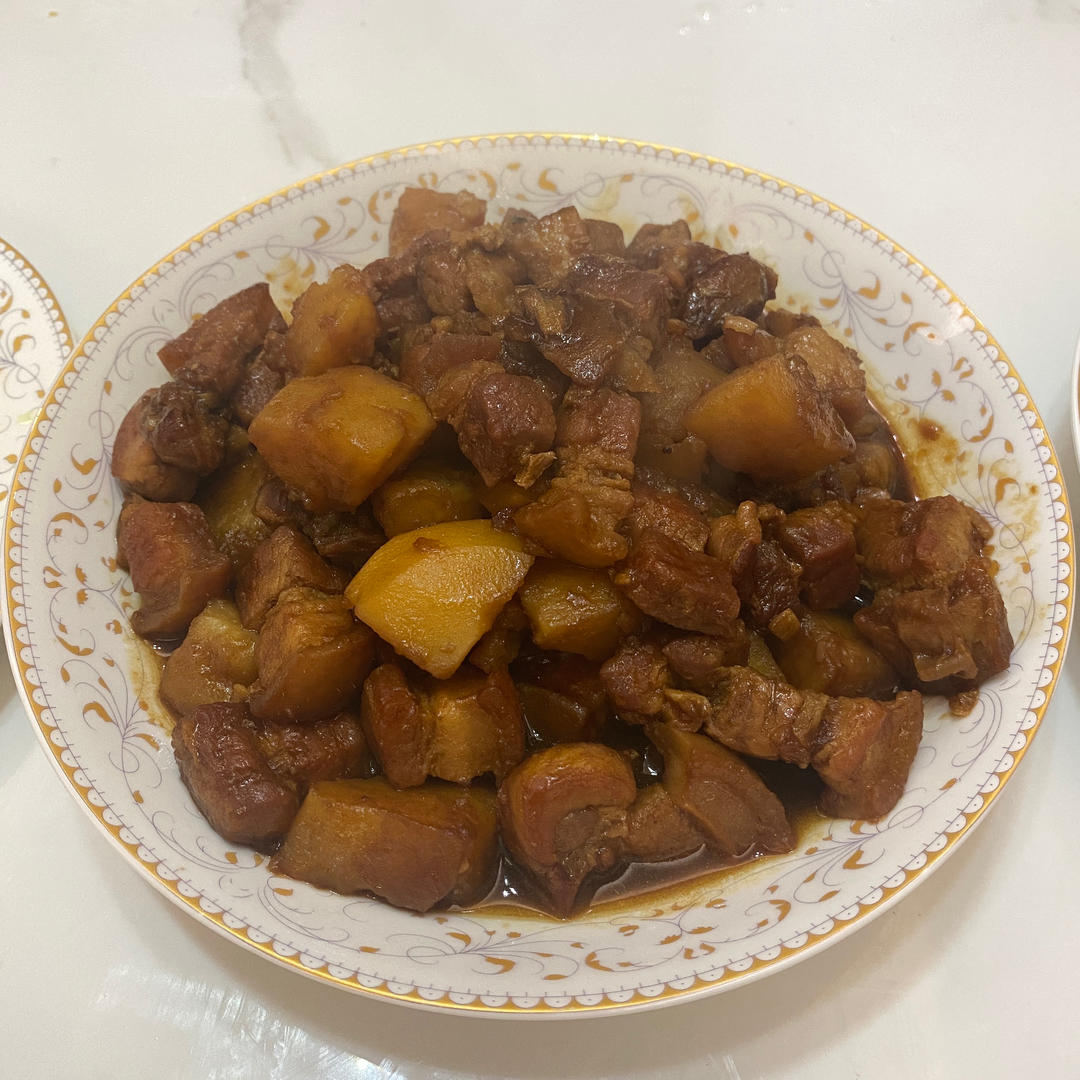 红烧肉炖土豆（丝毫不腻）