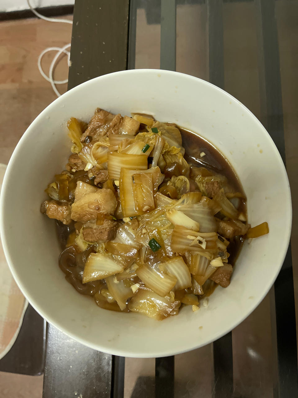 地道东北猪肉白菜炖粉条