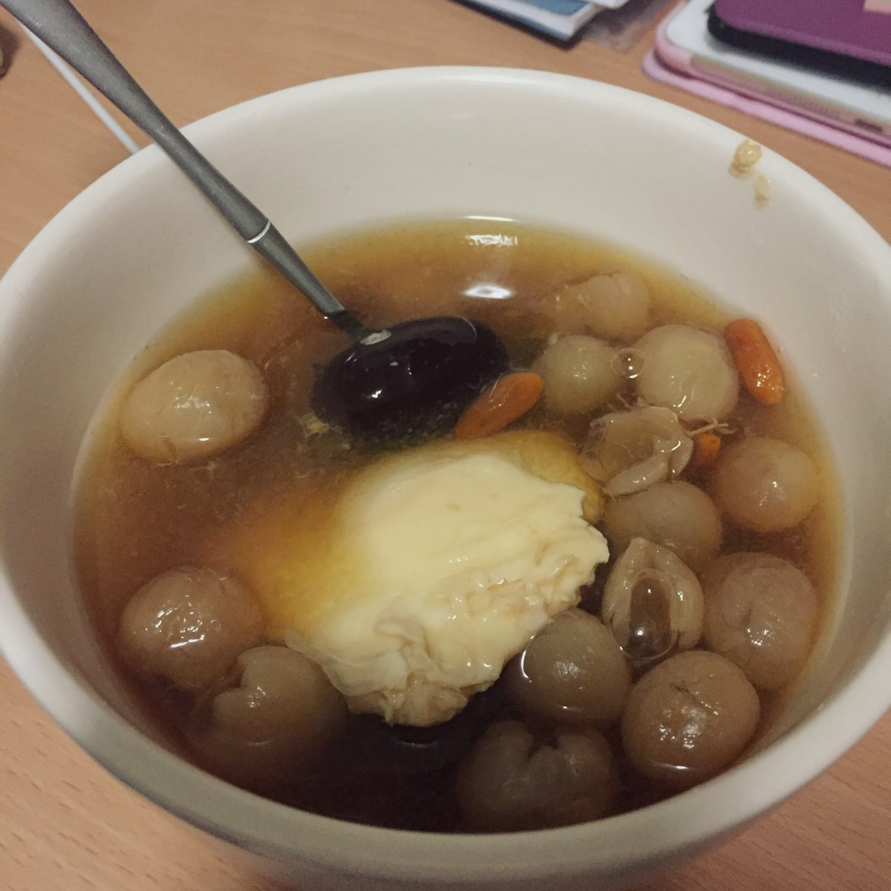 桂圆红枣鸡蛋糖水