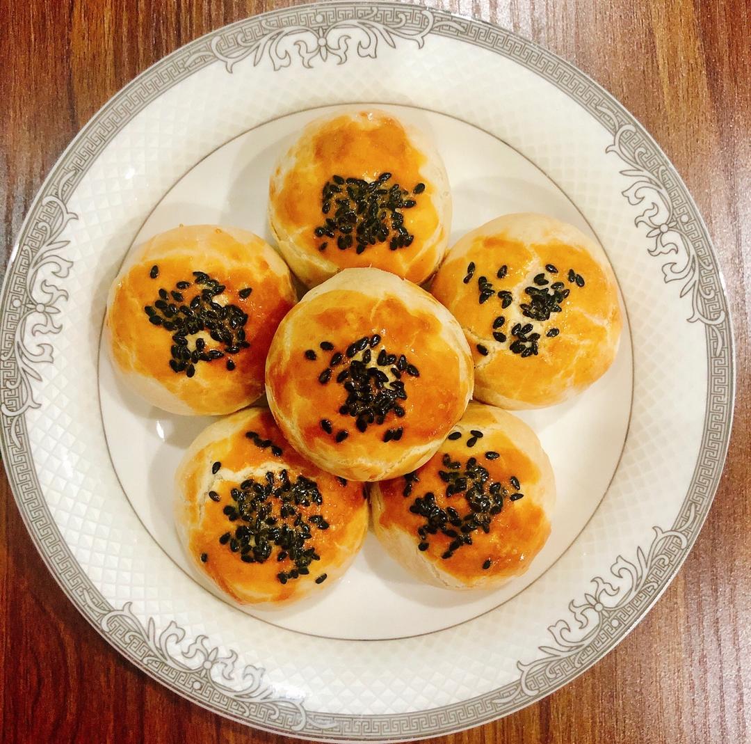 苏掉渣的红豆酥 紫薯酥 植物油版