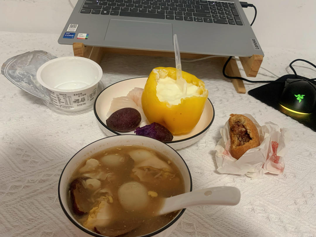 红枣汤圆卧鸡蛋 酒酿奶粉