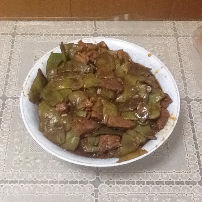 豆角炖肉