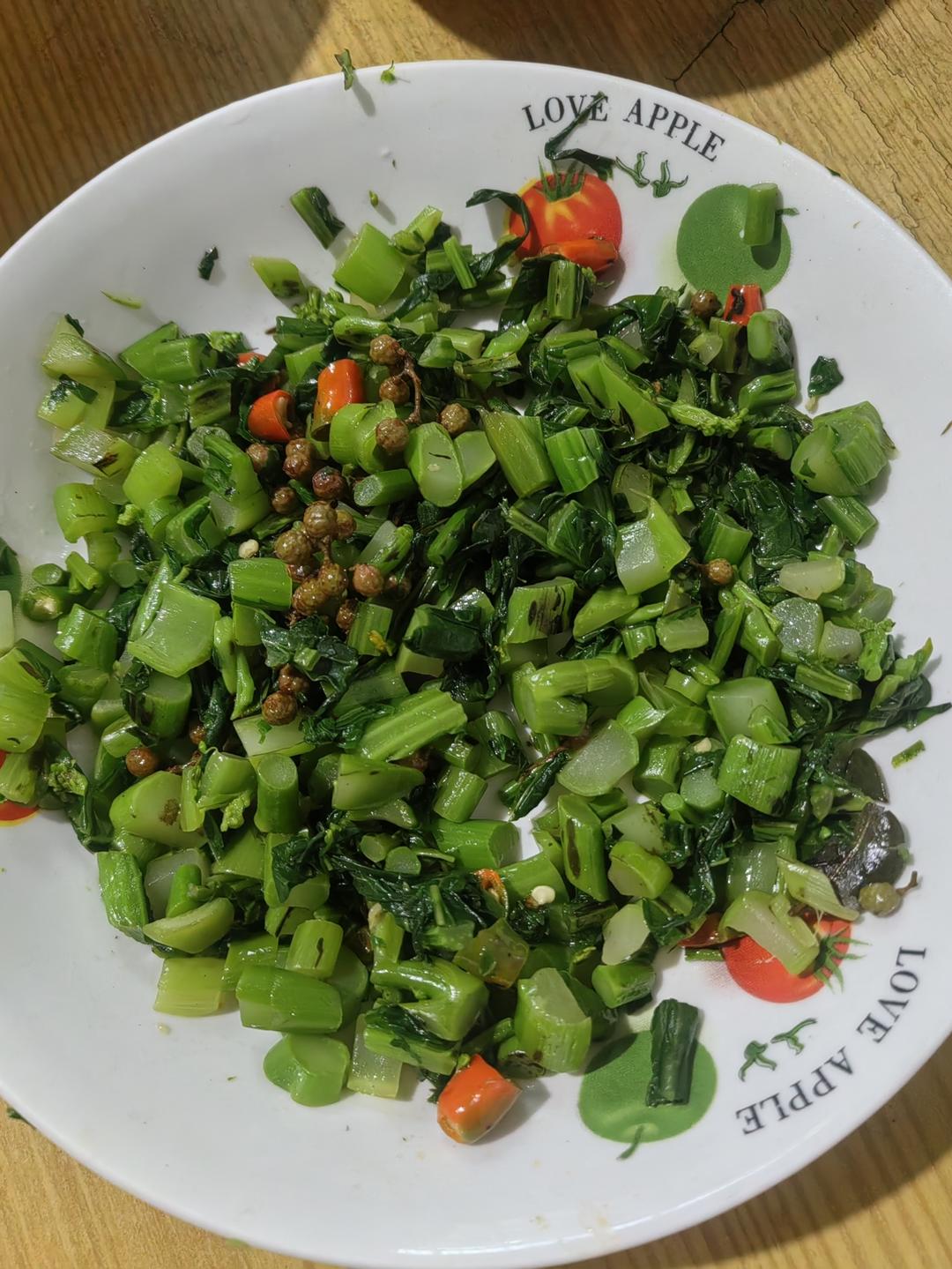 辣炒青菜苔