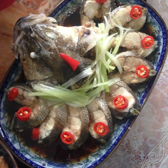 孔雀开屏清蒸鱼