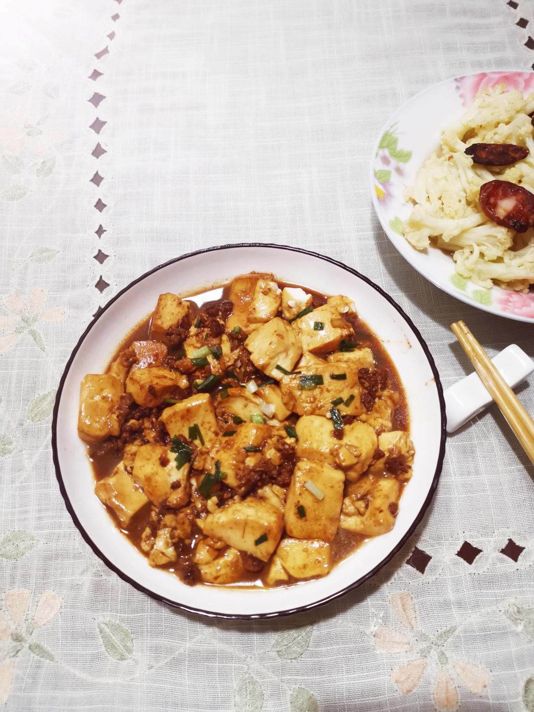 肉末内酯豆腐｜加了豌豆和糯玉米粒营养更丰富