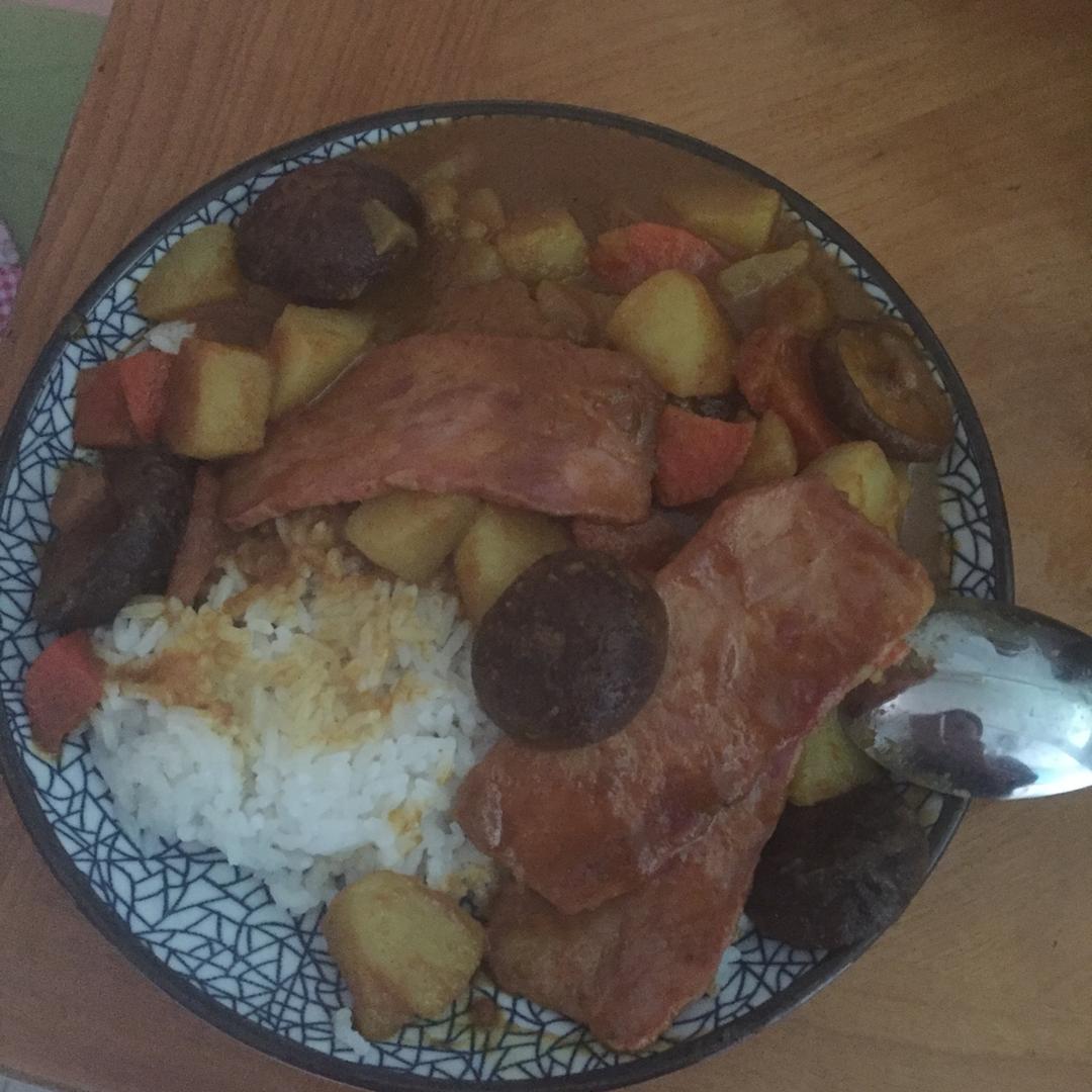 基础版土豆咖喱饭