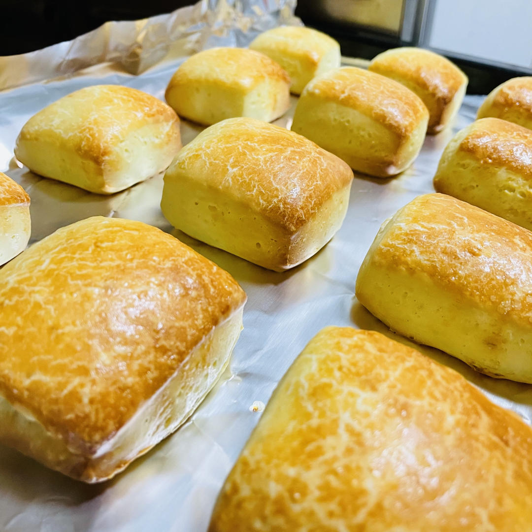 小红豆豆做的牛奶方块小面包(省时简易法)