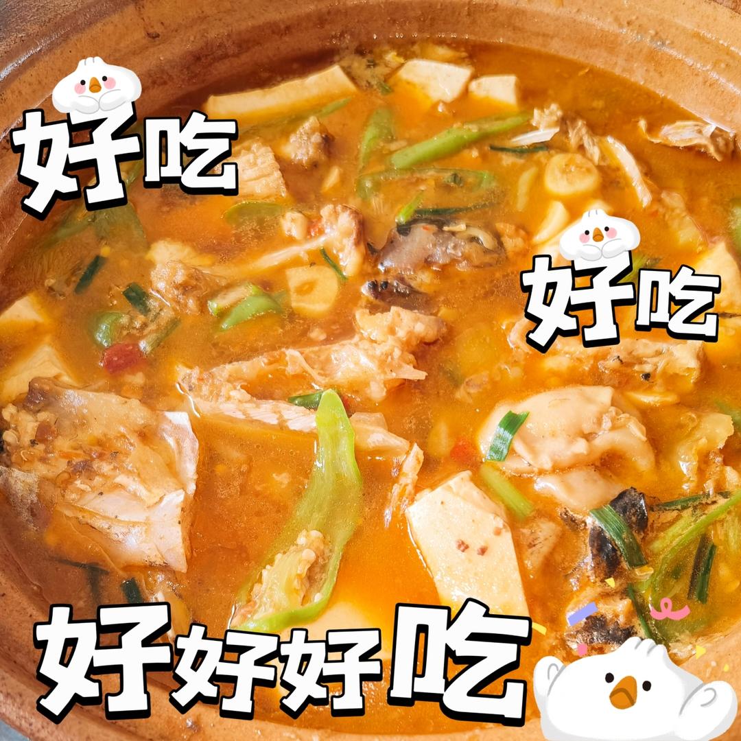 不输餐馆的鱼头泡饭