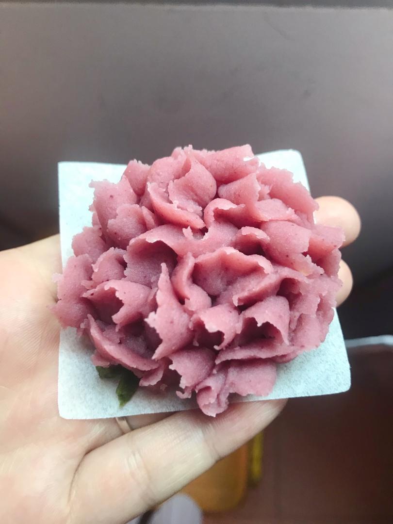 母亲节康乃馨豆沙曲奇(内含康乃馨裱法)