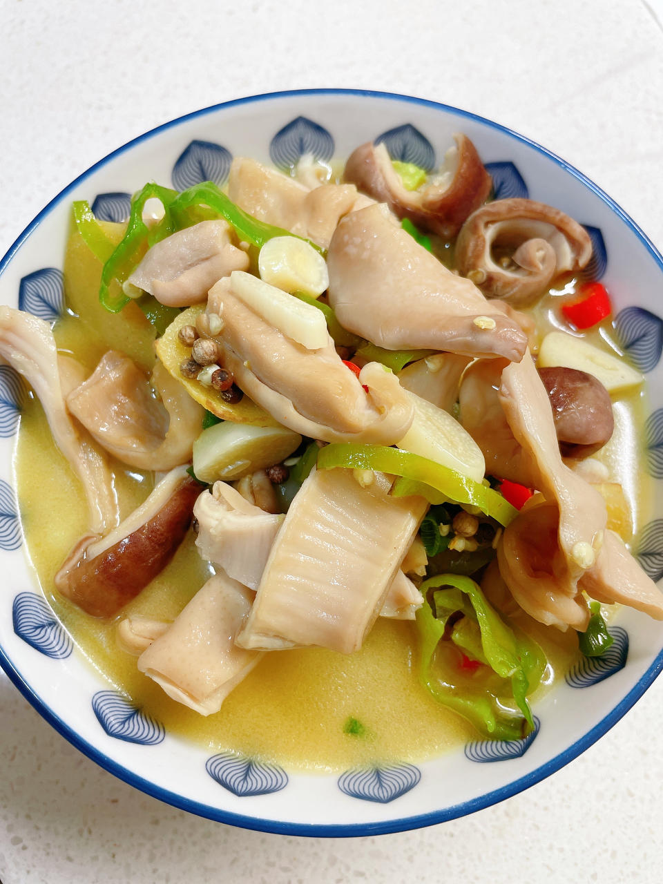 青椒焖猪肚（经典湘菜）