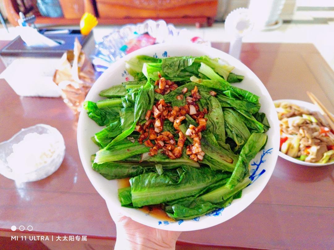 最爱广东做法的炒油麦菜，清爽又入味，喷香