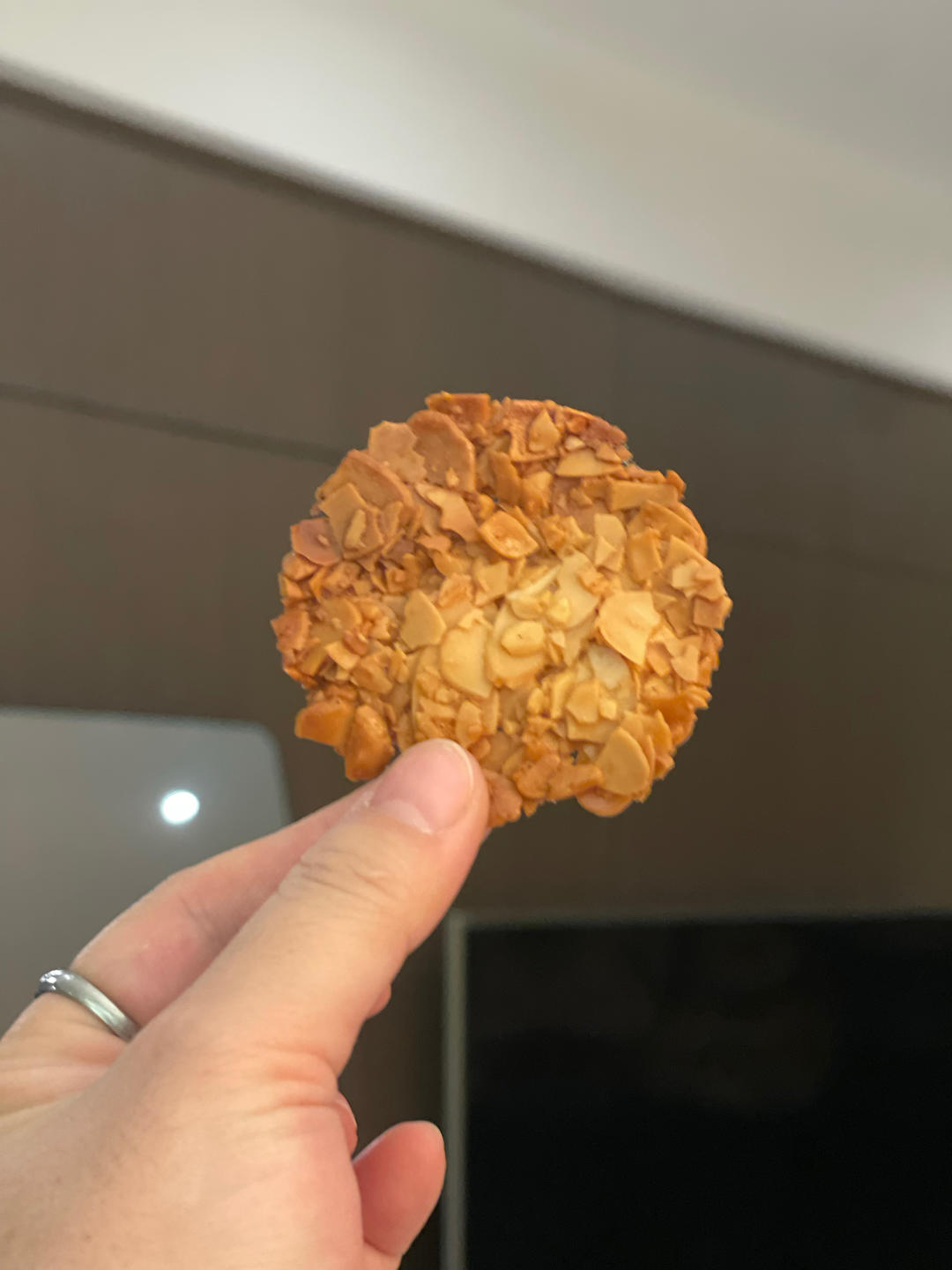 焦糖脆脆杏仁瓦片