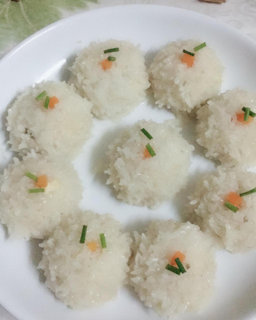 蒸糯米丸子